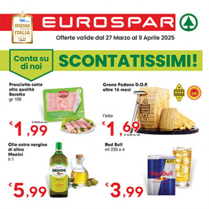 volantino Volantino eurospar 13-26 marzo dal 13/03/2025 al 26/03/2025